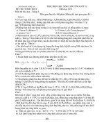 ĐỀ THI CHÍNH THỨC Môn thi hóa học – Bảng A ppt