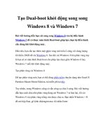 Tạo Dual-boot khởi động song song Windows 8 và Windows 7 pps