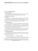 Giáo trình công nghệ kim loại 2 - Chương 2 docx