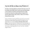 Sao lưu dữ liệu tự động trong Windows 8 doc