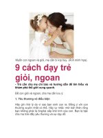 Muốn con ngoan và giỏi, mẹ cần bí kíp hay. pot