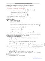 một số dạng phương trình lượng giác 11