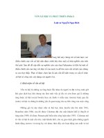 VỐN XÃ HỘI VÀ PHÁT TRIỂN (Phần I) pptx