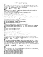 KỲ THI THỬ TỐT NGHIỆP 2011 Môn thi: VẬT LÝ (ĐỀ SỐ 483) pps