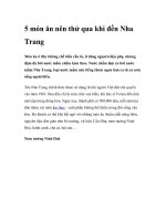 5 món ăn nên thử qua khi đến Nha Trang ppsx