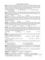 LUYỆN THI 2011 - ĐỀ SỐ 11 pptx