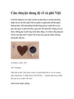 Câu chuyện dung dị về cà phê Việt ppsx