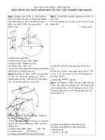 Các bài tập bài hình học 9 tổng hợp HAY