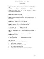 ĐỀ THAM KHẢO HÓA HỌC - ĐỀ 20 pot