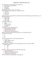 ĐỀ KIỂM TRA 45 PHÚT HÓA HỌC LẦN 8 ppsx