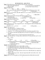 ĐỀ THI THỬ SỐ 3 – HOÁ VÔ CƠ pptx