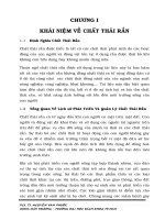 Quản lý và xử lý chất thải rắn - Chương 1 pps