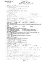 ĐỀ ÔN TÂP MÔN : VẬT LÝ - ĐỀ 001 pot