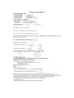 tổng hợp chi tiết các công thức vật lý 12