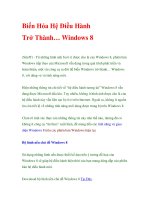 Biến Hóa Hệ Điều Hành Trở Thành… Windows 8(SiteIT) pps