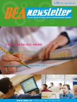 Tập san chuyên đề tiếng anh của Business english academy - Số 3 potx
