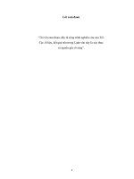 Hoạch định chiến  lược kinh doanh của tổng công ty lương thực miền bắc đến năm 2020