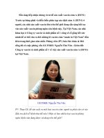 Sẵn sàng tiếp nhận chủng virut để sản xuất vaccin cúm A (H1N1) pptx