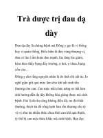 Trà dược trị đau dạ dày doc