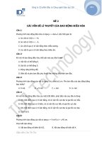 ĐỀ 2 CÁC VẤN ĐỀ LÍ VỀ DAO ĐỘNG ĐIỀU HÒA pps