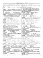 Tuyển tập trắc nghiệm 12 ( Ôn tập) ppt