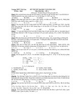 ĐỀ THI THỬ ĐẠI HỌC NĂM 2010 -2011 Môn: Hoá Học – ĐỀ A docx