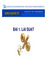 BÀI 1. LÃI SUẤT pps