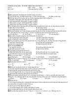 KIỂM TRA CHƯƠNG V Lớp 12 Môn : Vật lý - Mã đề 471 ppsx