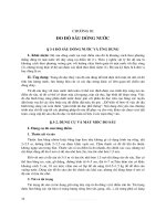 Giáo trình đo đạc và chỉnh lý số liệu thủy văn - Chương 3 pps