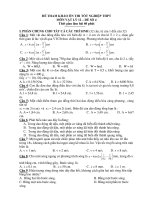 ĐỀ THAM KHẢO ÔN THI TỐT NGHIỆP THPT MÔN VẬT LÝ 12 – ĐỀ SỐ 4 pot