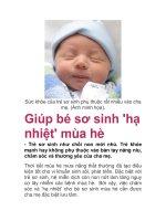 Giúp bé sơ sinh ''''hạ nhiệt'''' mùa hè ppsx