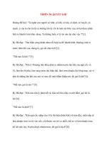 Y học cổ truyền kinh điển - sách Linh Khu: THIÊN 30: QUYẾT KHÍ doc