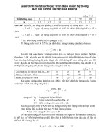 Giáo trình hình thành quy trình điều khiển hệ thống quy đổi cường độ nén của bêtông p1 docx