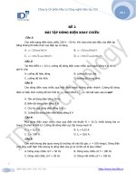 Đề 2: Bài tập dòng điện xoay chiều doc