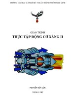 Giáo trình thực tập động cơ xăng II - Phần 1 pps