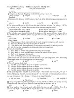 Đề Kiểm tra học kì II Môn Vật lí 12 - Mã 128 doc