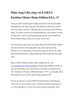 Phân vùng ổ đĩa cứng với EASEUS Partition Master Home Edition 8.0.1...!!! doc