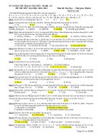 ĐỀ THI THỬ ĐẠI HỌC 2010- 2011 Môn thi: Hoá - Mã đề thi: 002 ppsx