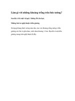 Làm gì với những khoảng trống trên bức tường? pdf