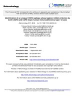 Retrovirology This Provisional PDF corresponds to the article as it appeared upon acceptance. Fully ppt