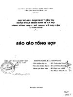 Quy hoạch giảm nhẹ thiên tai nhằm phát triển kinh tế xã hội cùng sông hoạt Hà Trung và phụ cận