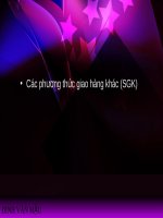 Bài giảng: quản trị ngoại thương- Các phương thức giao hàng ppsx