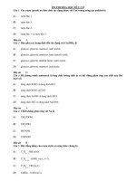 ÔN THI HÓA HỌC HỮU CƠ potx