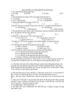 BÀI TẬP HỮU CƠ TỔNG HỢP SỐ 1( PHẦN H-C) pptx