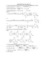 BỒI DƯỠNG HSG HÓA HỮU CƠ pptx