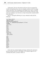 UNIX System Administration A Beginner’s Guide PHẦN 2 pdf