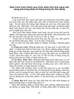Giáo trình hình thành quy trình phân tích khả năng vận dụng phương pháp xả băng trong tải dao động p1 pdf