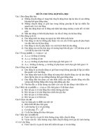 ĐỀ ÔN THI TỔNG HỢP HÓA HỌC potx