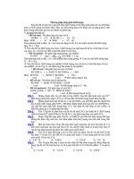 phương pháp tăng giảm khối lượng