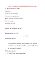 Bài số 16 : Thì hiện tại hoàn thành tiếp diễn (1) pdf